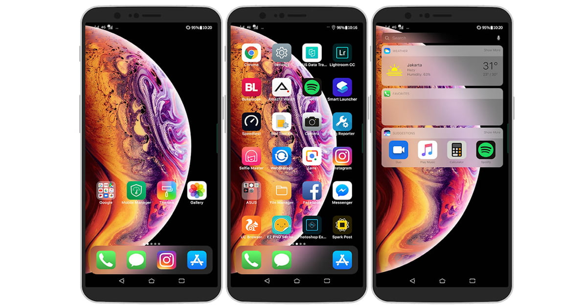 Aplikasi Launcher Mirip iPhone Untuk Android Aplikasi Launcher Mirip iPhone Untuk Android