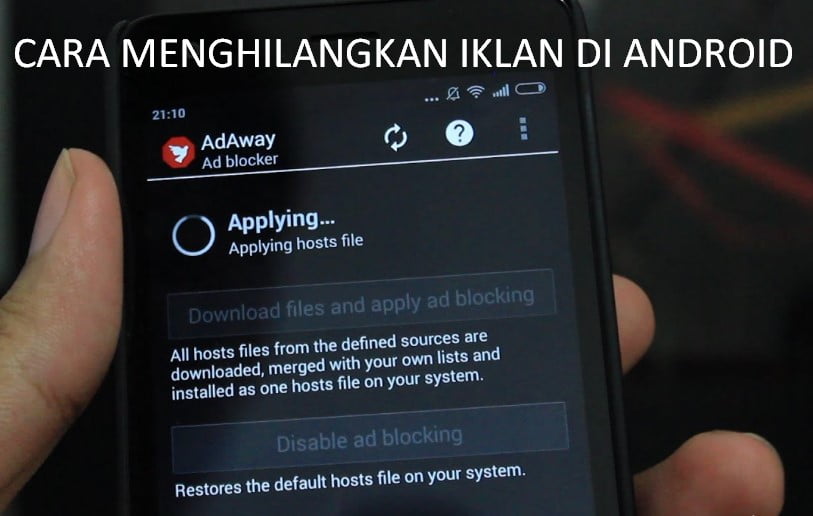 Mau Tau Cara Menghilangkan Iklan di Android Simak Penjelasannya