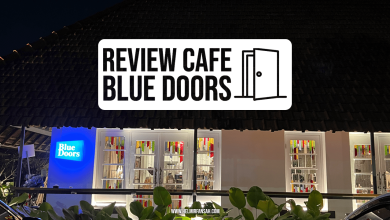 blue doors